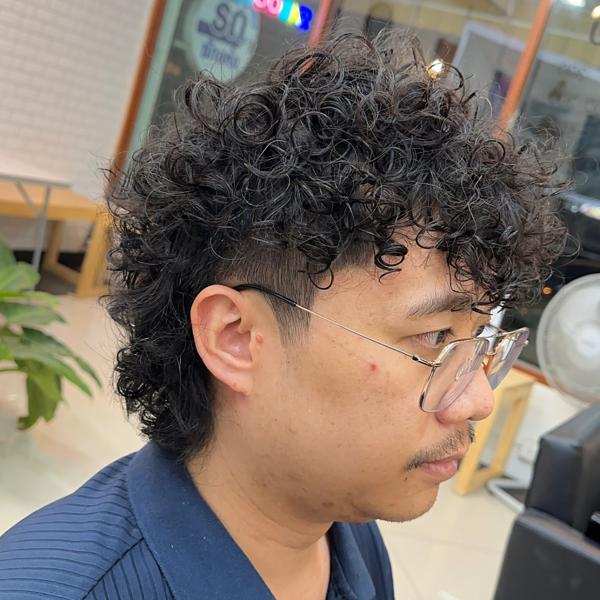 ตัดผม+ดัดหยิกมัลเล็ต (Haircut + Perm)