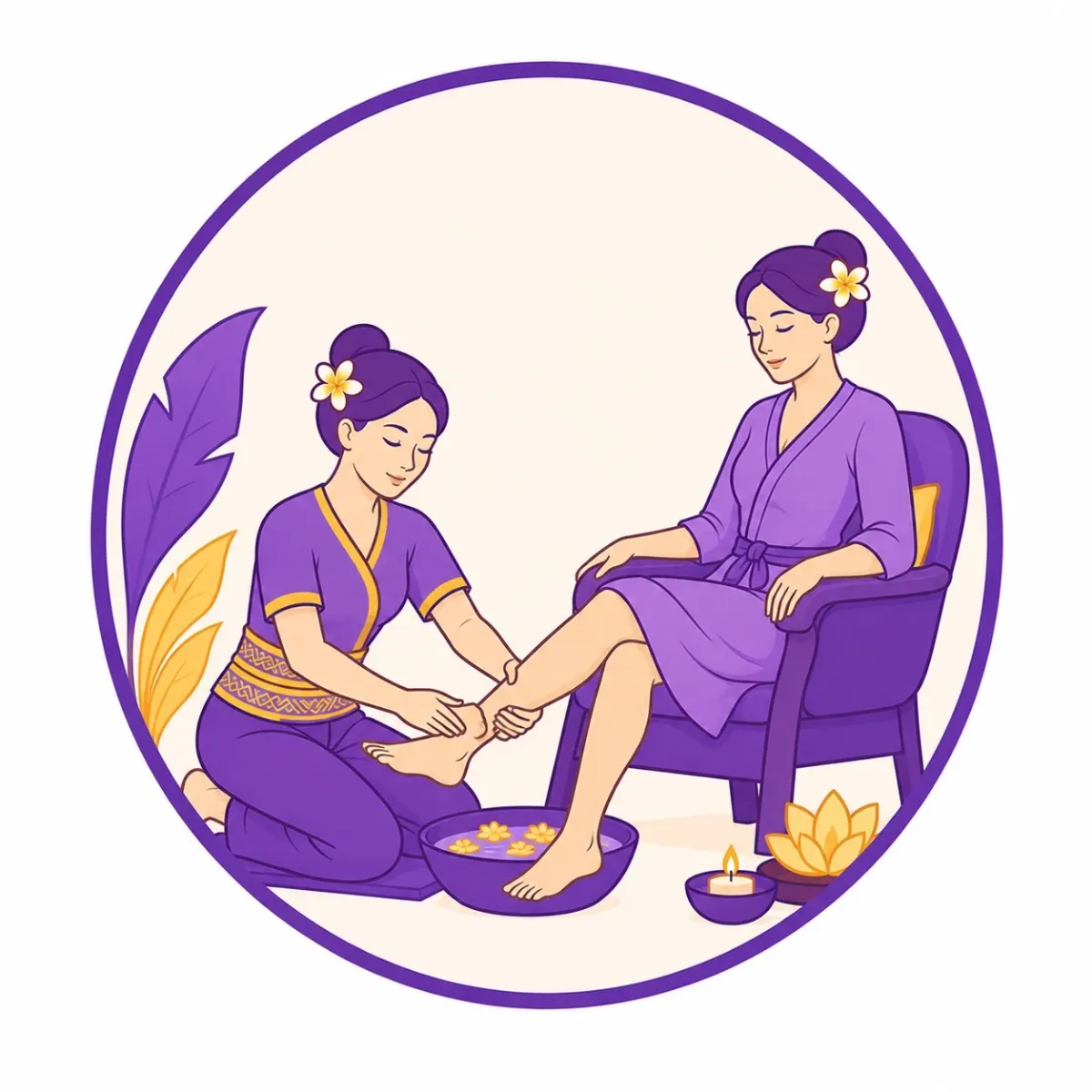 นวดฝ่าเท้าเพื่อสุขภาพ  /  Foot Massage /