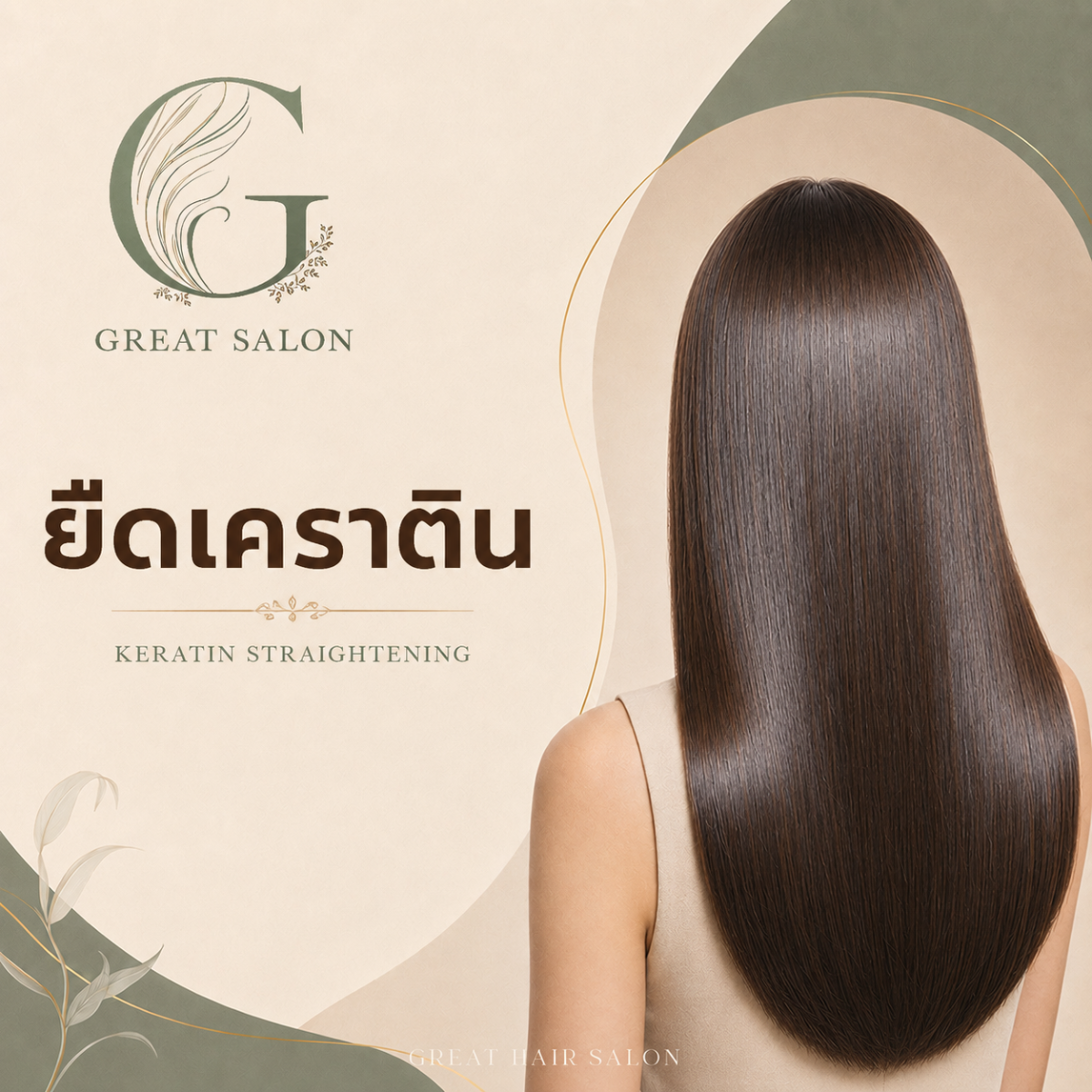 ยืดผมเคราติน (Keratin Straightening)