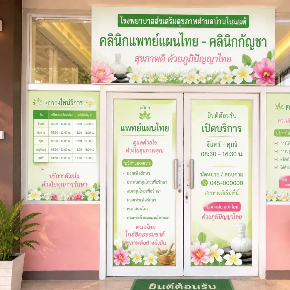 รับบริการคลินิกแพทย์แผนไทย